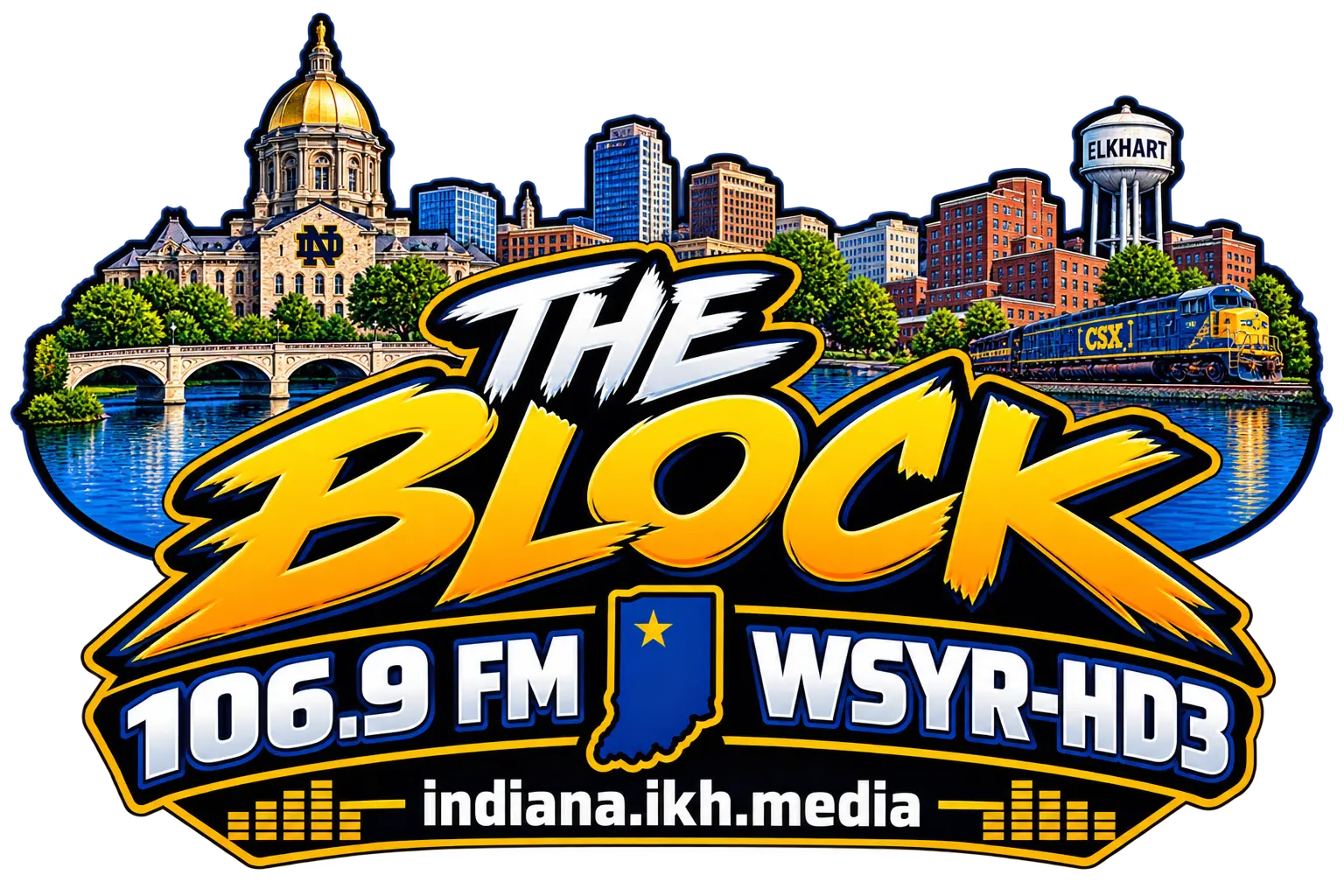 The Block South Bend Logo